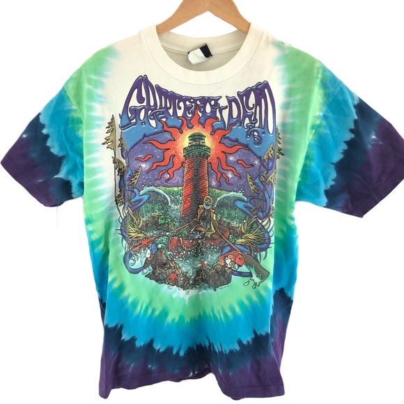 Liquid Blue Shirts Vintage 90s Grateful Dead Watchtower Tie Dye